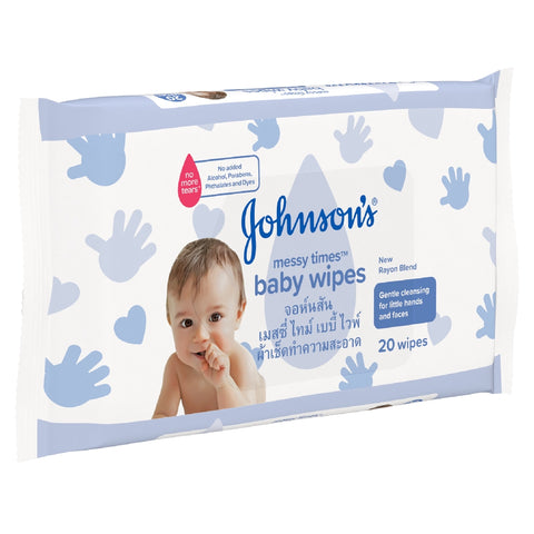 JOHNSONS MESSY TIMES WIPES