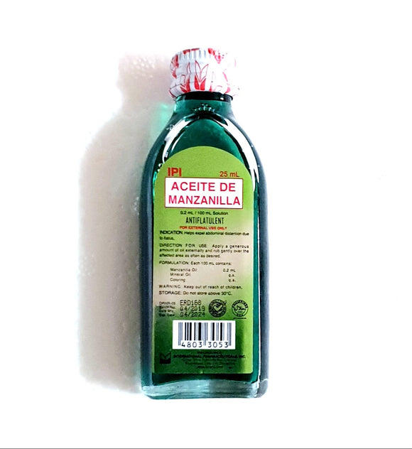 ACEITE DE MANZANILLA