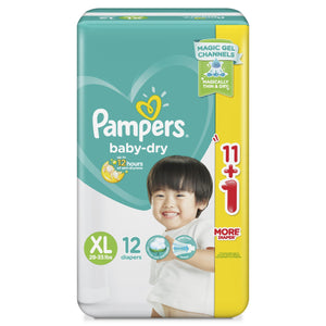 PAMPERS BABY DRY XLARGE