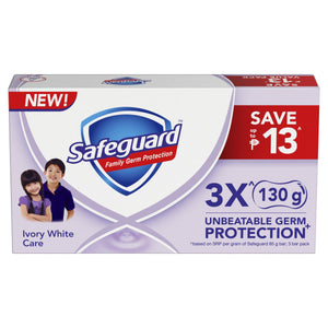 SAFEGUARD SOAP IVORY WHITE CARE