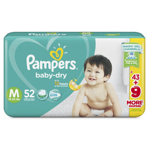 PAMPERS BABY DRY MEDIUM