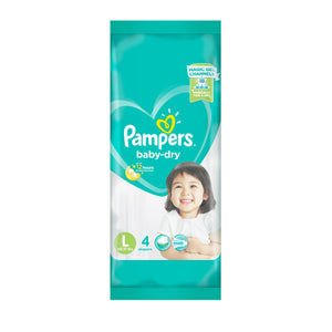 PAMPERS BABY DRY LARGE