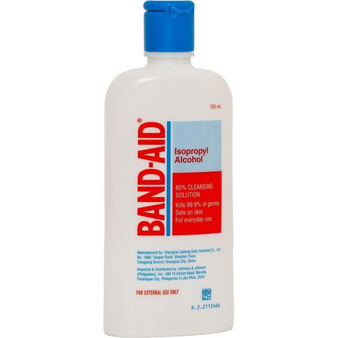 BAND AID ISOPROPYL ALCOHOL 60%