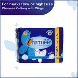 CHARMEE SANITARY NAPKIN HEAVY FLOW WITH WINGS