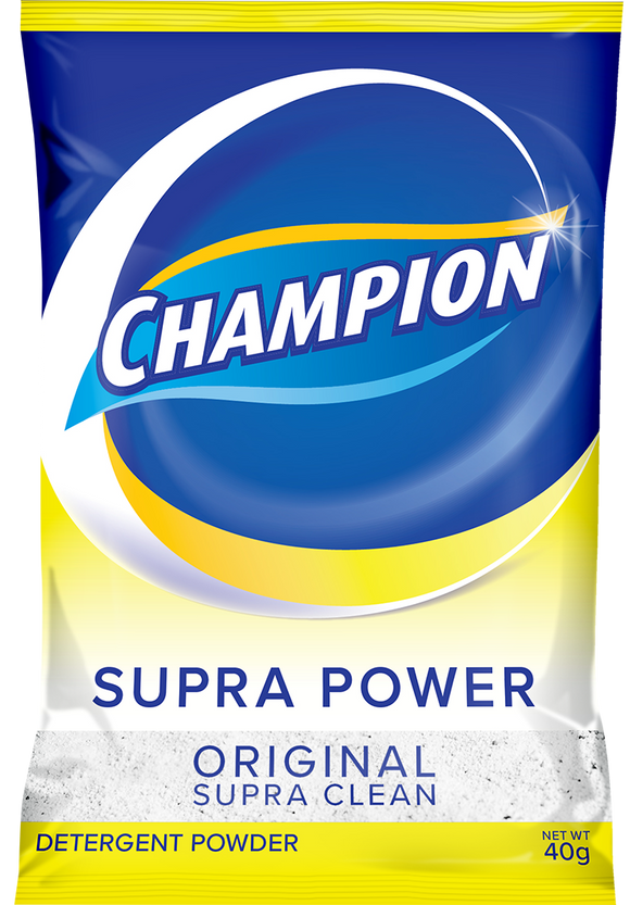 CHAMPION DETERGENT POWDER REG SUPRA CLEAN