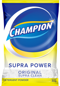 CHAMPION DETERGENT POWDER REG SUPRA CLEAN