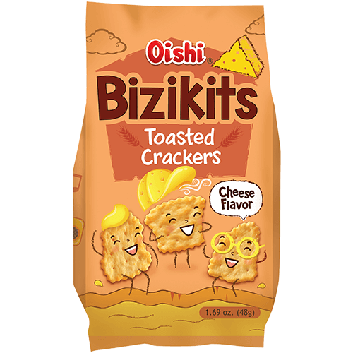 OISHI BIZIKITS CRACKERS CHEESE