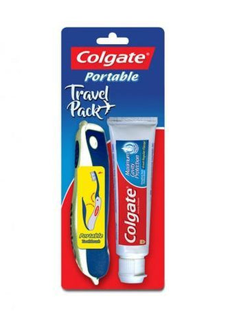 COLGATE TOOTHBRUSH PORTABLE FREE COL GRF