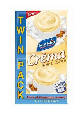 SAN MIG COFFEE WHITE CREMA TWINPACK