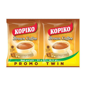 KOPIKO COFFEE 3 IN 1 BROWN TWIN PACK 53G