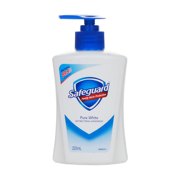 SAFEGUARD HAND WASH PURE WHITE 225ML