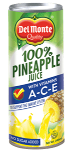 DEL MONTE JUICE PINEAPPLE W/ACE