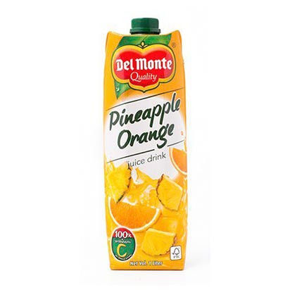 DEL MONTE JUICE PINE-ORG TETRA