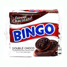 BINGO DOUBLE CHOCO 28G 2S FREE MILO 24G