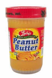 LUDYS PEANUT BUTTER BOTTLE