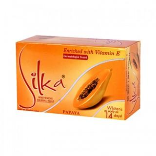 SILKA SOAP ORANGE PAPAYA 65G 6S FREE SILKA GREEN 65G