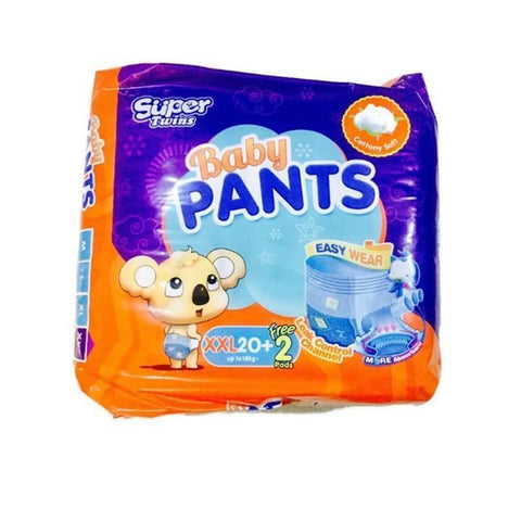 SUPER TWINS DIAPER BABY PANTS