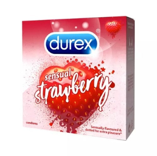 DUREX CONDOMS STRAWBERRY