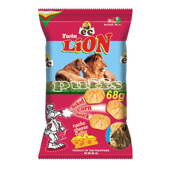 EC TWIN LION PUFFS NACHO CHIZ 68G