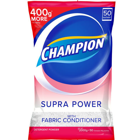 CHAMPION DETERGENT POWDER FABCON