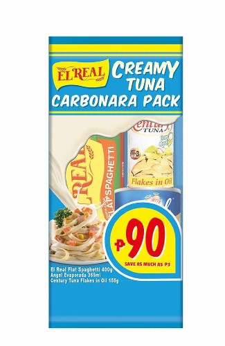 EL REAL CREAMY TUNA CARBONARA PACK