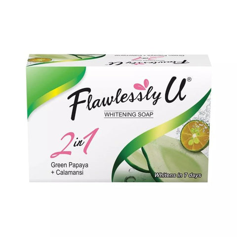 FLAWLESSLY U SOAP GREEN PAPAYA+CALAMANSI