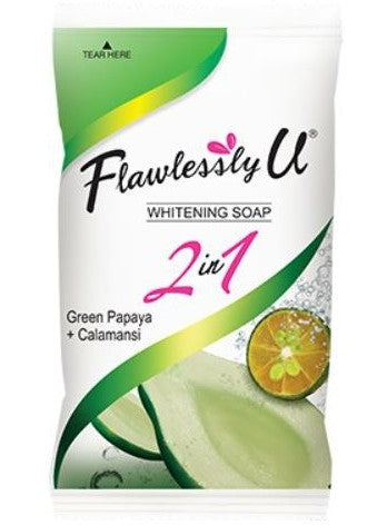 FLAWLESSLY U SOAP GREEN PAPAYA+CALAMANSI