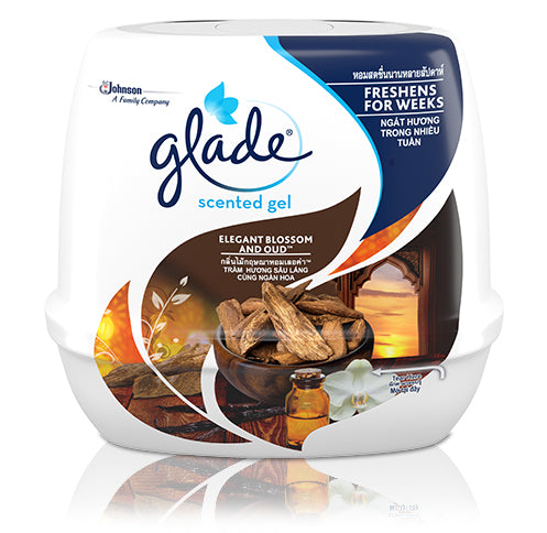 GLADE OUD BLOSSOM SCENTED GEL 180G