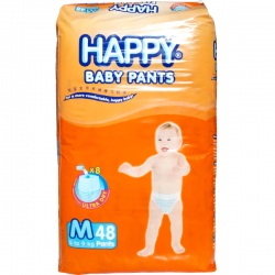 HAPPY DIAPER PANTS MEDIUM