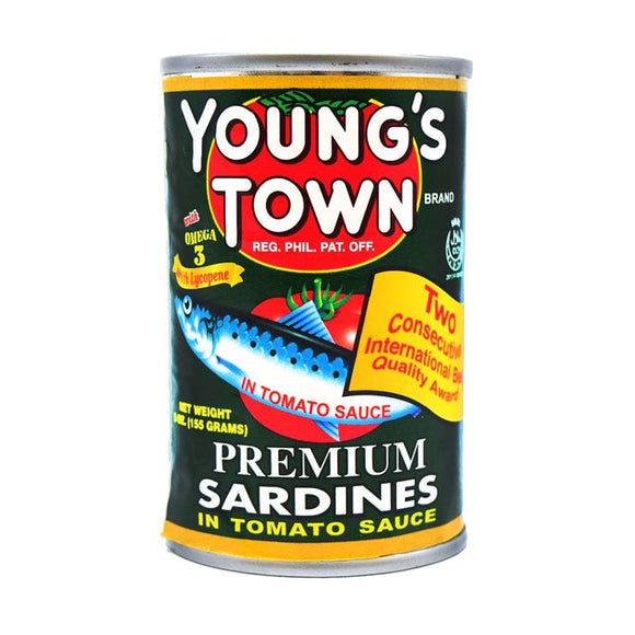 YOUNGS TOWN SARDINES EASY OPEN GREEN