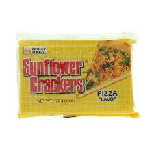 SUNFLOWER CRACKERS PIZZA 25G