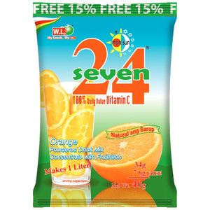 WL 24 SEVEN ORANGE PWD DRINK