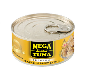 MEGA TUNA FLAKES SPICY LEMON 180G