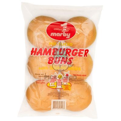 MARBY HAMBURGER BUNS W/SEEDS 300G