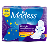 MODESS ALL NIGHT WITH WINGS