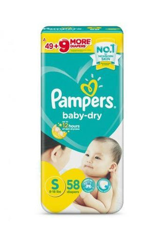 PAMPERS BABY DRY SMALL