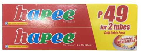 HAPEE TOOTHPASTE EXPLOSIVE MENTHOL RED