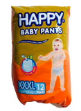 HAPPY DIAPER PANTS XXXL