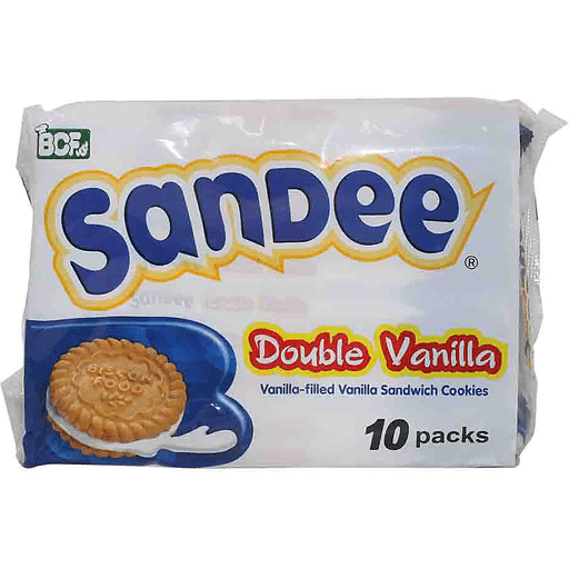 SANDEE DOUBLE VANILLA SANDWICH COOKIES