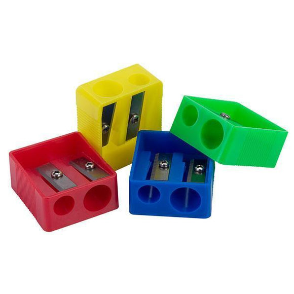 SHARPENER DOUBLE PLASTIC