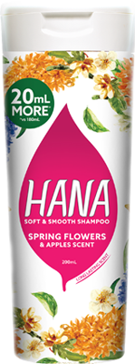 HANA SHAMPOO SPRING FLOWER & APPLE