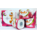 SMILE BATHROOM TISSUE 2PLY 90G (PINK)