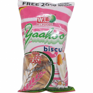 YAAHOO MILK BISCUIT 120G